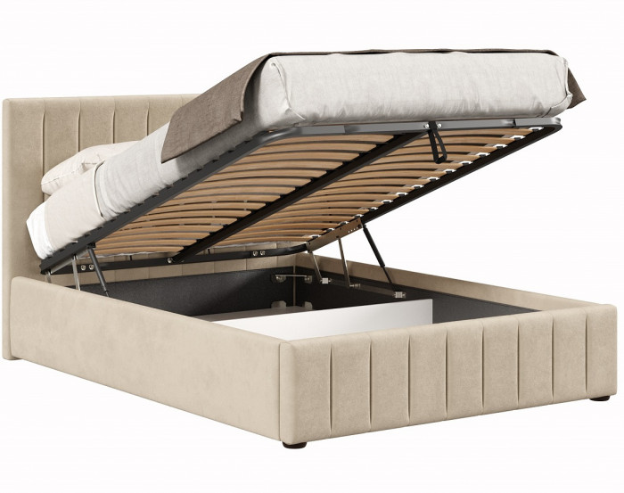 Кровать с подъёмным механизмом 1600 Верона, бежевый