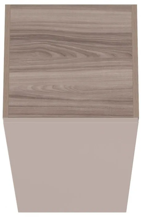 Роквуд Шкаф навесной 16.322.01, цвет корпус ДСП эмили блаш/фасады МДФ крем, ШхГхВ 38,4х36,6х90 см., универсальная сборка