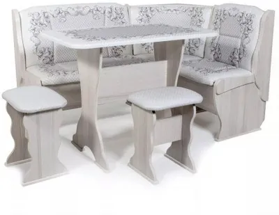 Кухонный набор Орхидея Автор с фотопечатью D1 бодега светлый