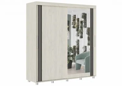 Форест Шкаф-купе 2000, крафт белый