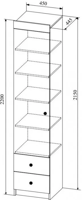 Модульная детская KI-KI композиция 4, Белый/Белое дерево