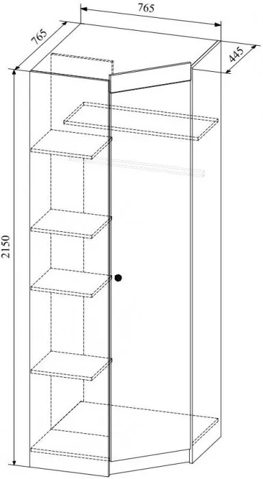 Модульная детская KI-KI композиция 5, Белый/Белое дерево