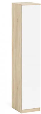 Мори Пенал МШ400.1, цвет дуб сонома/белый, ШхГхВ 40,4х50,4х209,6 см., универсальная сборка