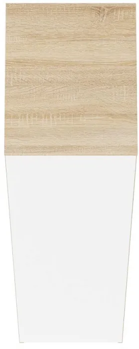 Мори Пенал МШ400.1, цвет дуб сонома/белый, ШхГхВ 40,4х50,4х209,6 см., универсальная сборка