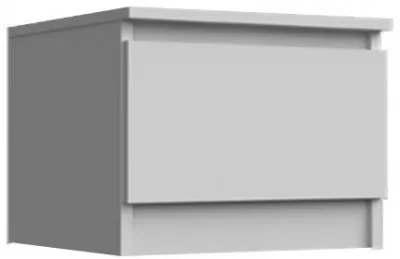 Челси Тумбы прикроватные 2 шт. (Белый глянец, Дуб Сонома)