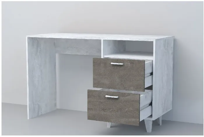 Эго Стол Ст-3 НГ (Глянец Белый/Дуб Крафт Золотой)