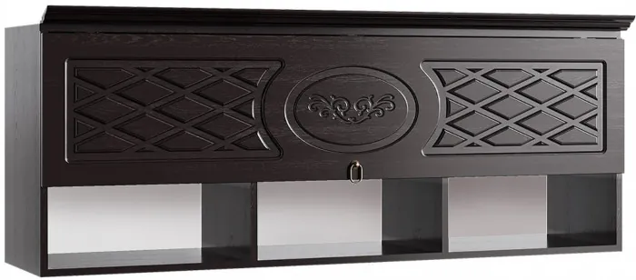 Модульная гостиная Престиж (Венге шоколад / Жемчуг)