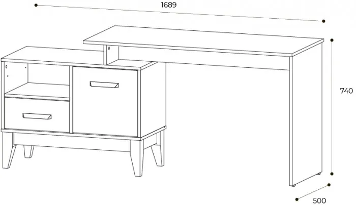 Письменный стол Скандика
