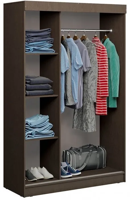 Модульная спальня Басямиф, композиция 1 (Венге / дуб беленый)