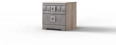 Тумба прикроватная "Римини" - Дуб мадура/Перламутр тауп