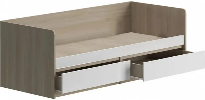 Модульная детская Челси, композиция 1 (Белый глянец, Белый)