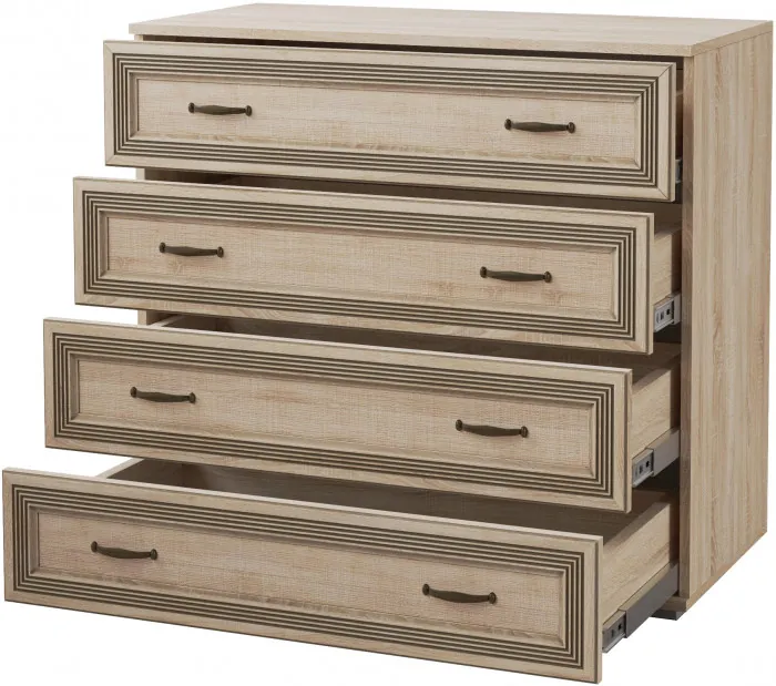 Модульная спальня Ливорно, набор 4, Дуб сонома