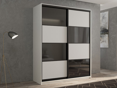 Шкаф-купе Кааппи 13 Белый Бриллиант 120х45х230 см