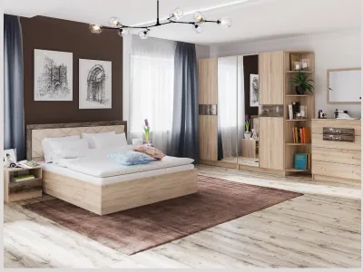 Модульная Спальня Мадлен, композиция 2