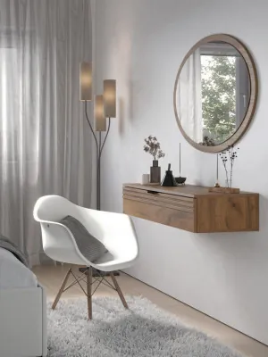 Туалетный столик + Зеркало Нао, Дуб вотан