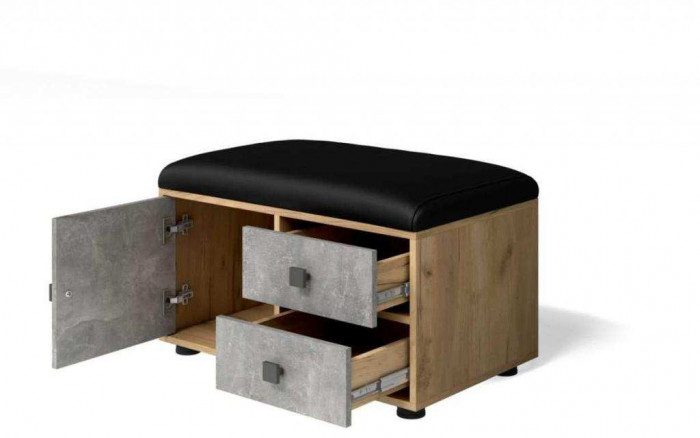 Прихожая мини-лайт компл. 3 дуб крафт/ателье