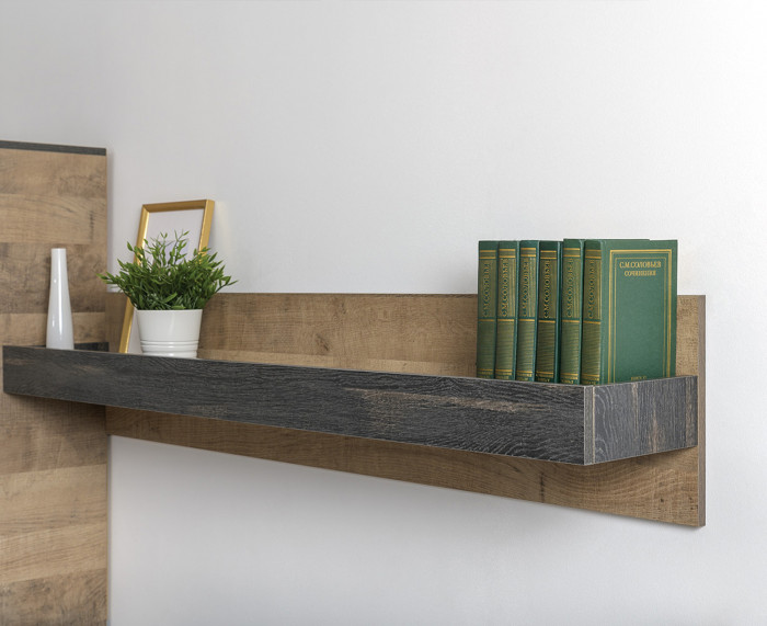 Трувор Прихожая 177, цвет дуб гранж песочный/интра, ШхГхВ 209х37х195 см., универсальная сборка