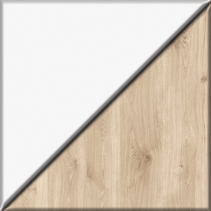 Эйп Детская № 5, цвет белый/дуб белый, сп. м. 800х1600 мм., б/м, основание есть, максимальная нагрузка 80 кг., рекомендуемая высота матраса 120 мм.