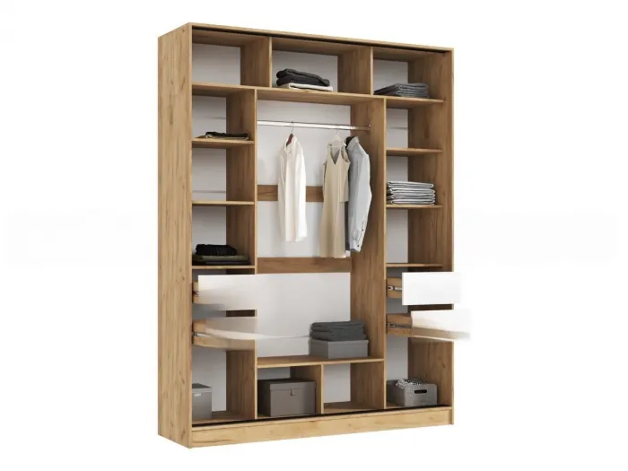 Спальня Роджинамиф дуб крафт/белый глянец