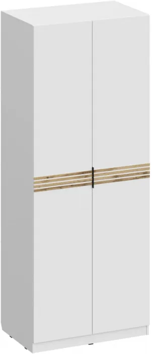 Модульная спальня Нао, набор №3, Дуб вотан/Белый (Профиль МДФ Дуб вотан)