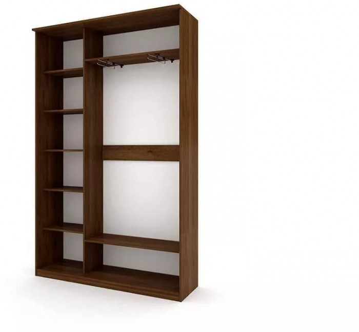 Шкаф купе Модерн 1490х450 2-х дверный 2-х секционный глухой венге/ясень