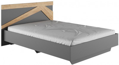 Кровать с основанием Теодора 1,4м, Графит