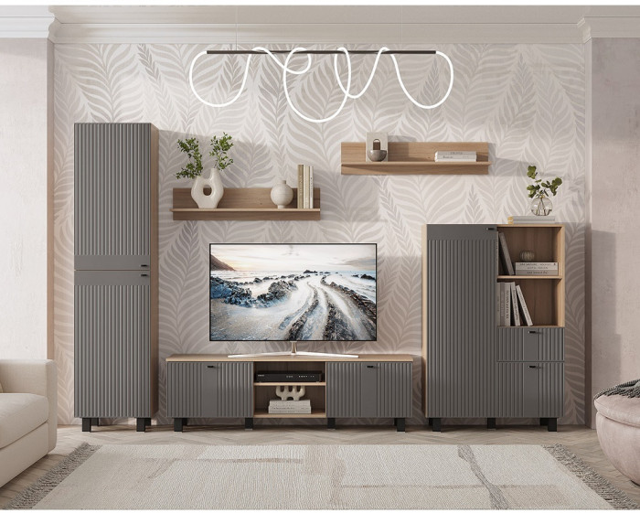 "Олива" ПН-01 пенал Дуб каньон/Муссон софт MF14