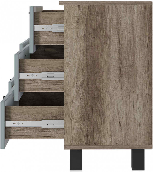 "Олива" КМ-04 комод Дуб каньон/MF11 шарли бриз