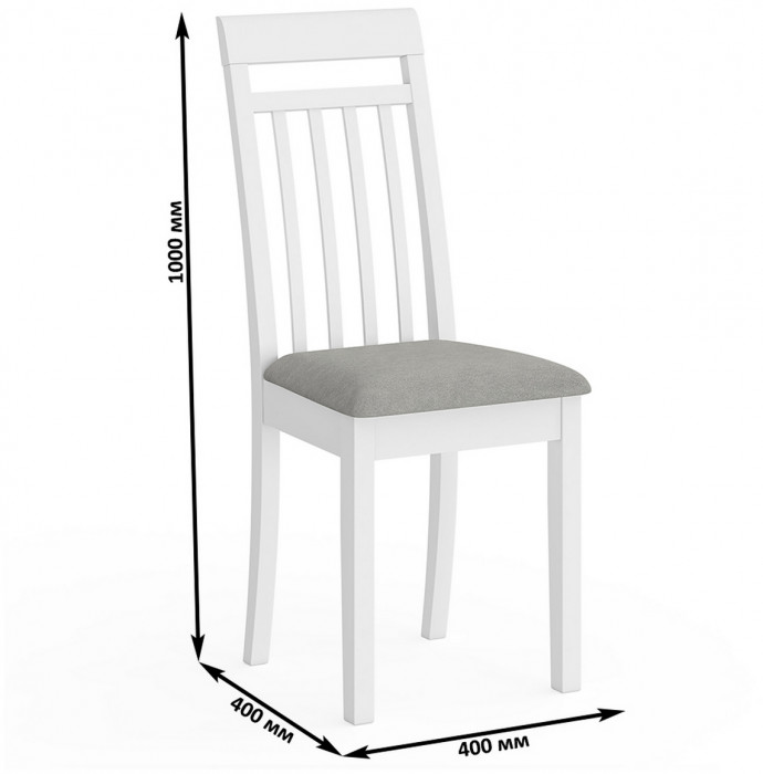 Три стула Мебель--24 Гольф-11 разборных, белый