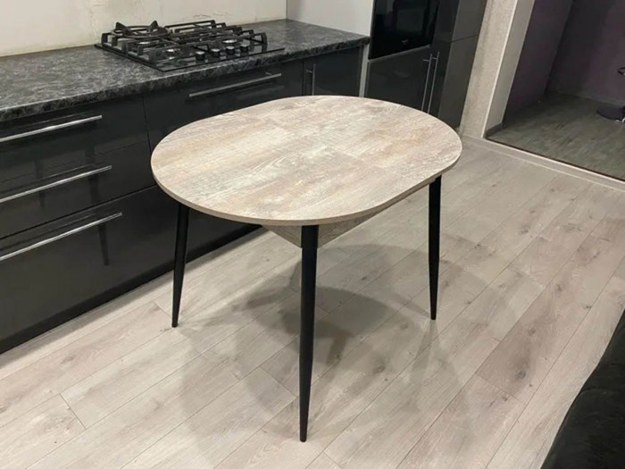 Обеденная группа Стиль-1 / Стул Х 4 шт. / Бетон темный/черный / бид 36