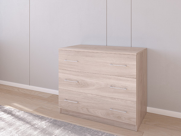 Комод 01/23 90х50х75 Кастелло Серый/Кастелло Серый