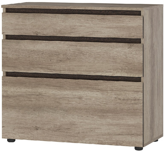 Комод КМ-01 Энигма, дуб каньон/венге