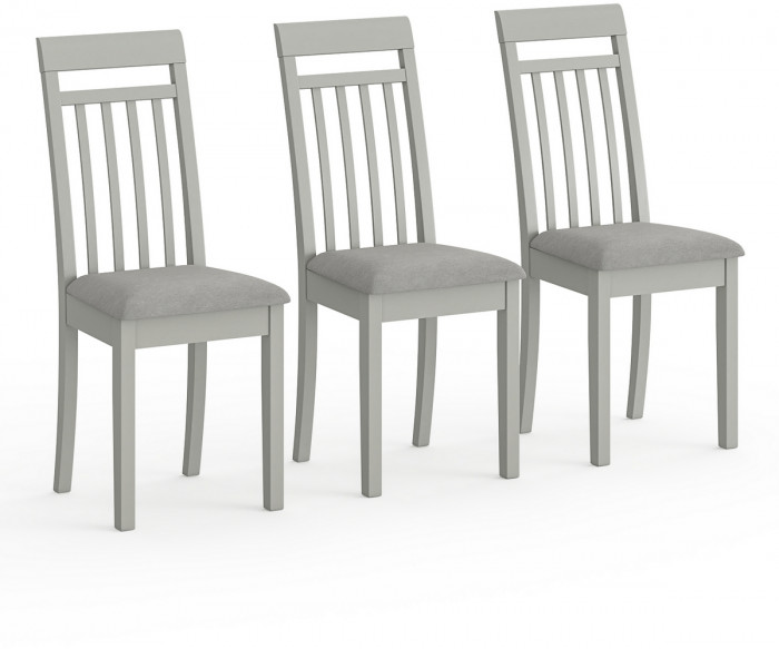 Три стула Мебель--24 Гольф-11 разборных, серый