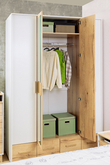 Спальня Айрис. Комплект 3, дуб золотистый