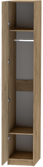 Шкаф-пенал №1 "Иннэс-7" - Дуб крафт золотой