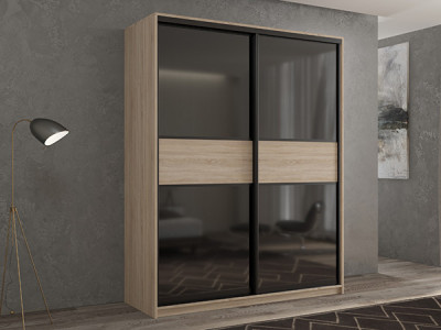 Шкаф-купе Кааппи 12 Сонома Светлый 120х45х230 см