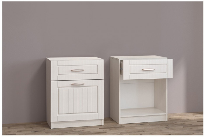 Иннес-6 МДФ Обувница (Бодега белая/Сандал белый)