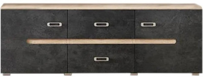 Ким Тумба ТВ, бетон графит/сонома (Дуб Сонома / Бетон графит)