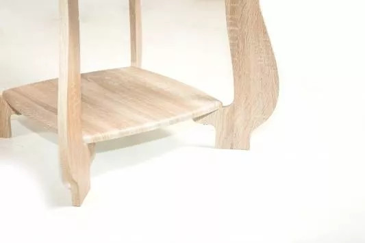 Стол журнальный СЖ-22 с рисунком Р3/дуб сонома