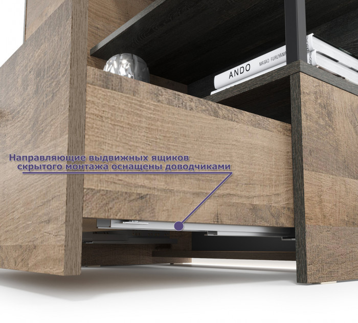 Трувор Прихожая 217, цвет дуб гранж песочный/интра, ШхГхВ 189х36,9х194,2 см., универсальная сборка