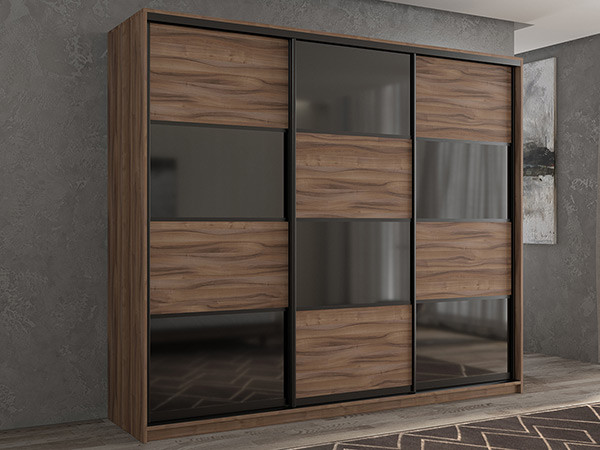 Шкаф-купе Кааппи 13 Орех Тьеполло 240х60х230 см