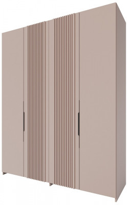 Шкаф 4-х дверный для одежды "Харди" - Латте/Ирландский ликер