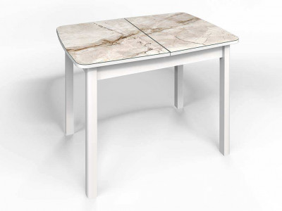 Стол СМ-4 Флорида опора массив прямая белый