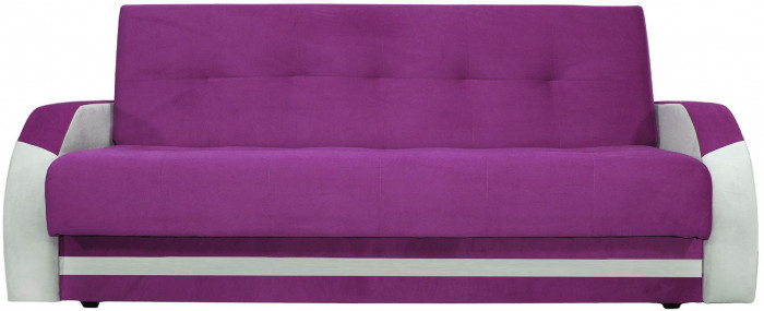 Диван-книжка Феникс, 120х190, велюр фиолетовый