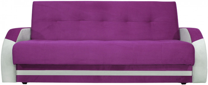Диван-книжка Феникс, 120х190, велюр фиолетовый
