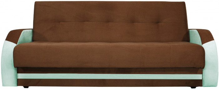 Диван-книжка Феникс, 140х190, велюр коричневый