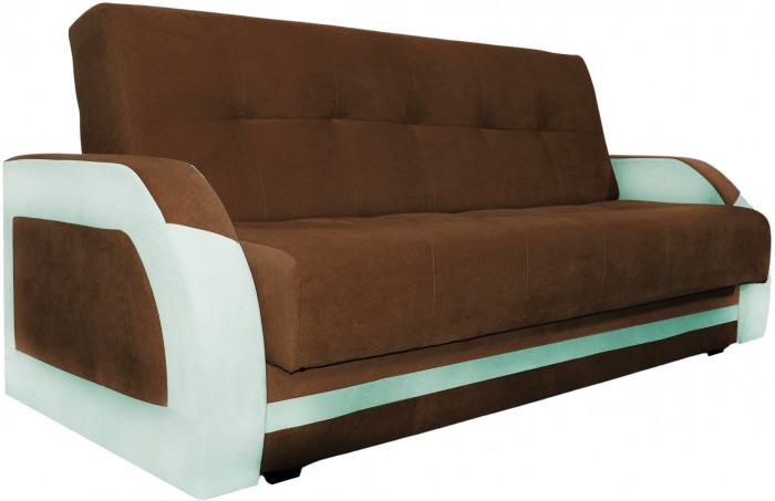 Диван-книжка Феникс, 140х190, велюр коричневый