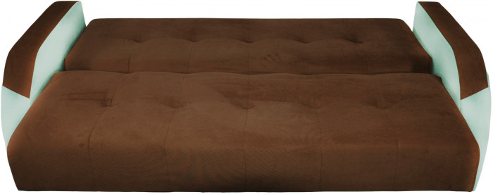 Диван-книжка Феникс, 140х190, велюр коричневый