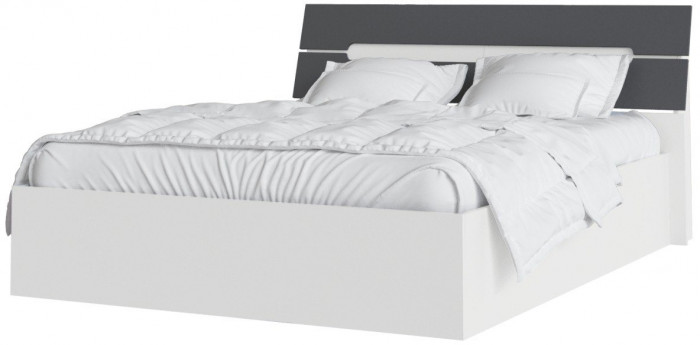 Модульная спальня Гавана, набор 2, Белый/Графит серый