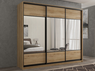 Шкаф-купе Кааппи 6 Эвок Прибрежный 210х60х230 см